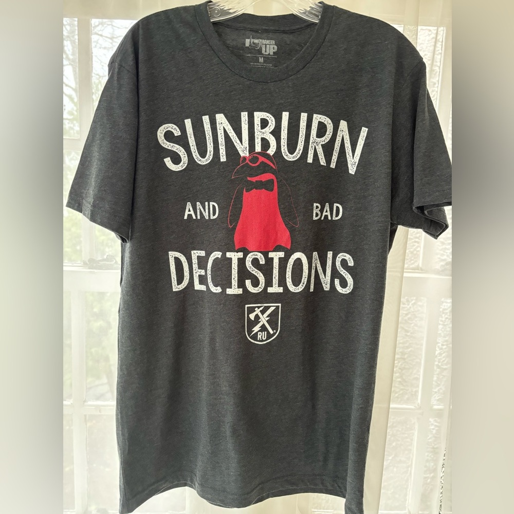 Ranger Up T-Shirt Sunburn and Bad Decisions Men’s Medium